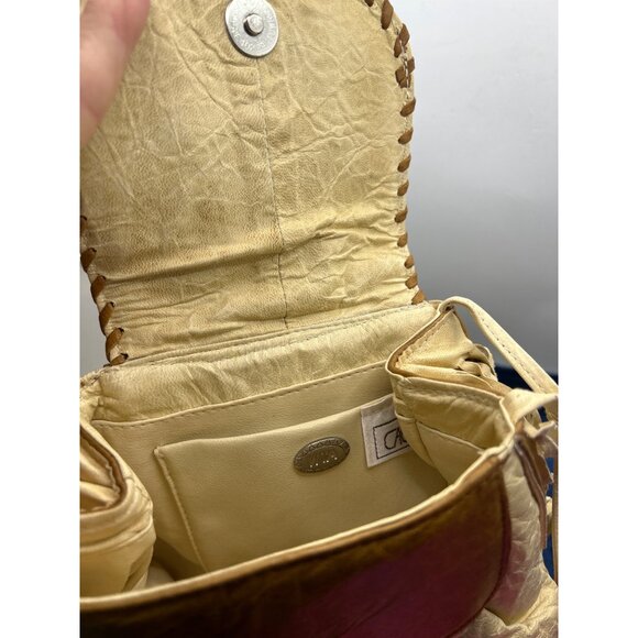 Cache Viva Beige  Crossbody Bag With Beaded Accents & Long Strap southwestern - Picture 8 of 10